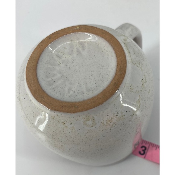 Set 3 vintage made in Taiwan Tan / Brown mugs. Coffee Tea Stone Heavy Handmade - Picture 5 of 6